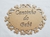 PLACA OVAL TRABALHADA CANTINHO DO BEBE 29X22CM - comprar online