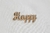 PALAVRA HAPPY CURSIVA 8,5X3CM