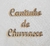 PALAVRA CANTINHO DO CHURRASCO CURSIVA 30X3CM