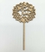 Topo de Bolo MDF Mandala Feliz Natal 15x7,6cm