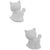 LIQUIDAÇÃO RESINA GATO 5,5X5CM (2 PÇS)