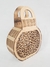 BOLSA REDONDA TRABALHADA 19X26X7CM