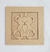 QUADRO 20X20CM URSA LACO COM FUNDO