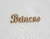 PALAVRA BRINCOS CURSIVA 10X3CM