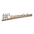 PALAVRA #CASAMENTO DO ANO COM BASE 63X7CM - comprar online