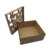 Caixa MDF de Presente 20x20x8cm Feliz Natal - comprar online