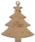 Imagem do Enfeite MDF Pendente Árvore de Natal 7x5,5cm