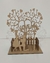 ARVORE CASAL COM CERCA NA BASE 20,5X10X26CM