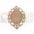 PLACA OVAL TRABALHADA COM FUNDO Nº3
