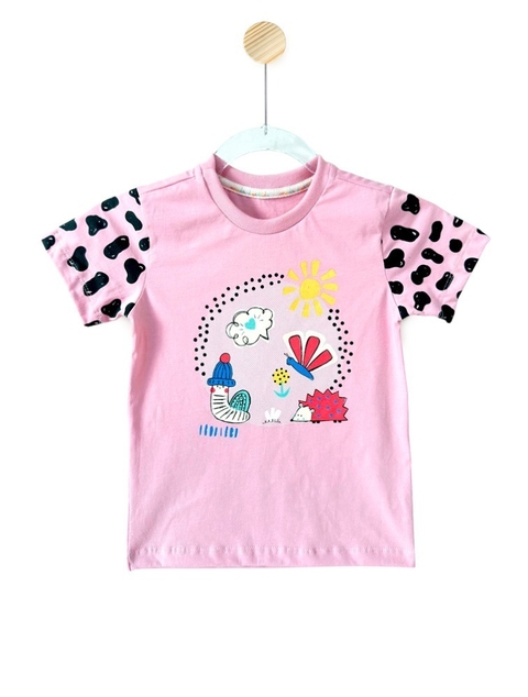 Camiseta Infantil Passeio no Jardim - 100% Algodão - comprar online