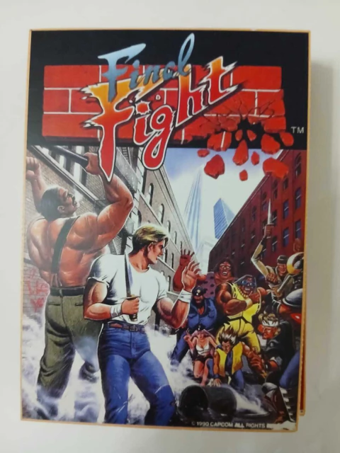 Cartel Plano Final Fight 17 cm x 12 cm
