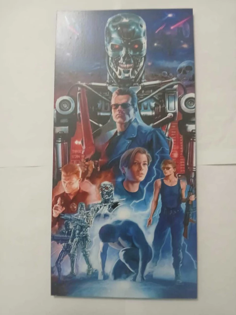 Cartel plano Terminator 2 30 cm x 15 cm