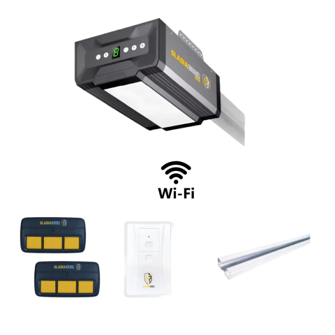 KIT MOTOR SMART DOOR GLADIADOOR 1000 – RIEL C CON WIFI (REF: KG100CW)