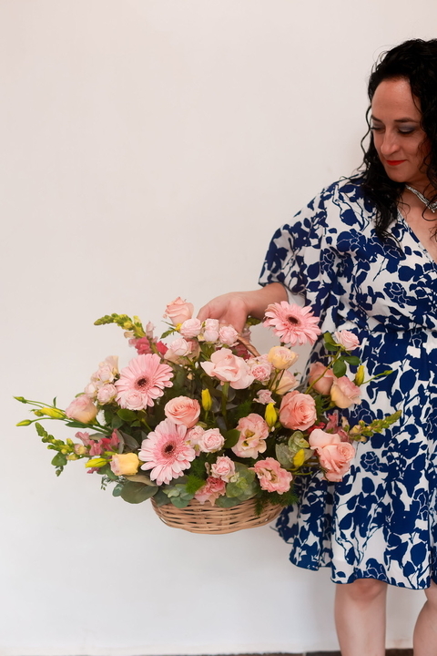 canasta floral