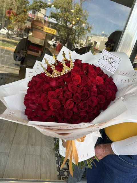 RAMO BUCHON DE 150 ROSAS