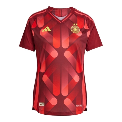 Camisa Seleção Alemanha Eurocopa II 25/26 -Torcedor Adidas Feminina - Vermelha