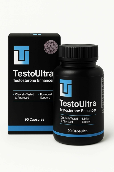 Testo Ultra Black 90 Capsulas 1600 Mg Potenciador de Testosterona - Fórmula Premium