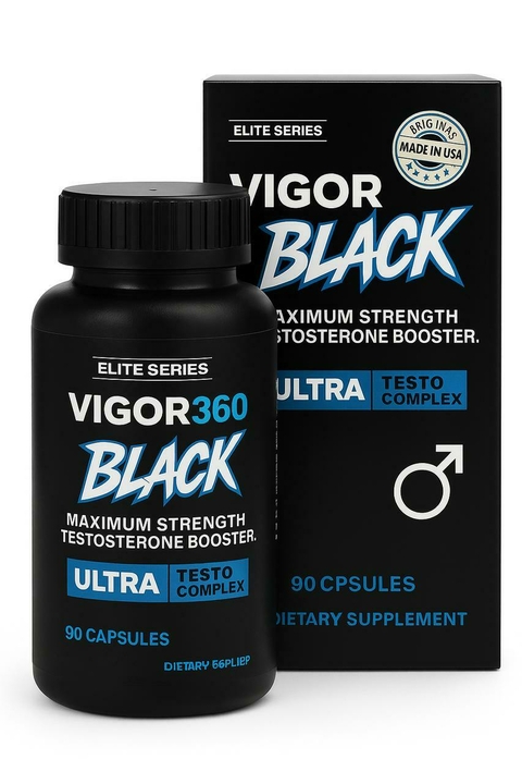 Vigor 360 Black 90 Capsulas 2600 Mg Suplemento Premium para Deseo y Vitalidad