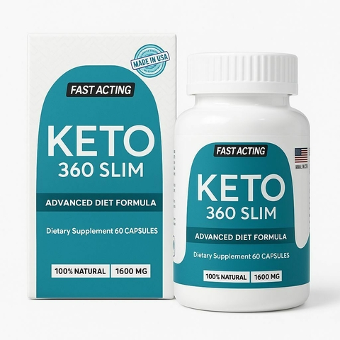 Keto 360 Slim 60 Capsulas 1600 Mg Suplemento para Mujeres Fórmula Rápida para Quemar Grasa
