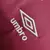 Camisa West Ham I 23/24 - Torcedor Umbro Masculina - Vinho com detalhes em azul e branco