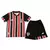 Kit Infantil São Paulo II 24/25 - New Balance - Vermelho e preto