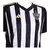 Camisa Atlético Mineiro I 25/26 - Torcedor Adidas Feminina - Preta com listras branca com detalhes em amarelo e Com Patrocínio