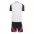 Kit Infantil Flamengo II 25/26 - Adidas - Branco e preto com detalhes em vermelho