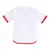 Kit Infantil Flamengo II 24/25 - Adidas - Branco com detalhes em vermelho