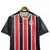 Camisa Santa Cruz I 24/25 - Torcedor Volt Masculina - Preta com listras em vermelho