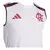Camisa Regata Flamengo II 25/26 - Torcedor Adidas Masculina - Branca com detalhes em preto e vermelho
