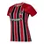 Camisa São Paulo II 25/26 - Torcedor New Balance Feminina - Vermelha e preta