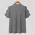 Roupas masculinas de verão luz luxo t camisa lazer manga longa o pescoço drape - comprar online