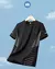 Camiseta de corrida masculina verão gelo seda fina superior impressão reflexiv