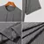 Roupas masculinas de verão luz luxo t camisa lazer manga longa o pescoço drape - Levore
