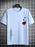 Camisas masculina verão tamanho solto 100% algodão rosa estampa casual slim f - comprar online