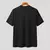 Roupas masculinas de verão luz luxo t camisa lazer manga longa o pescoço drape - comprar online