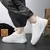 Imagem do Plataforma ao ar livre dos homens tênis casual moda branco runing sapatos de ca
