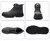 Botas de segurança impermeáveis para homens, Botas de trabalho em aço indestr - Levore