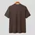 Roupas masculinas de verão luz luxo t camisa lazer manga longa o pescoço drape na internet