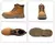 Botas de segurança impermeáveis para homens, Botas de trabalho em aço indestr - loja online