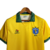 Camisa Seleção Brasileira Retrô I 88/90 Topper Torcedor Maculina - Amarela com gola verde - Camisa de Força