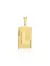 Placa de Letra Pequena- Banhada a Ouro 18K - comprar online