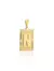 Placa de Letra Pequena- Banhada a Ouro 18K - loja online