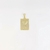 Pingente Placa de Letra - Banhado a Ouro 18K - comprar online