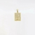 Pingente Placa de Letra - Banhado a Ouro 18K - loja online