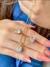 Conjunto Coração Zircônia - Banhado a Ouro 18K na internet