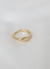 Anel Croissant Regulável - Banhado a Ouro 18K - comprar online