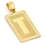 Placa de Letra Pequena- Banhada a Ouro 18K - comprar online
