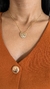 Colar Pingente Com Zircônias - Banhado a Ouro 18K