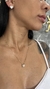 Conjunto Coração Zircônia - Banhado a Ouro 18K - comprar online